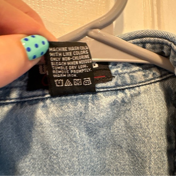 Vintage UltraClub Collection Denim Button Up Shirt - Size Small - Picture 4 of 7